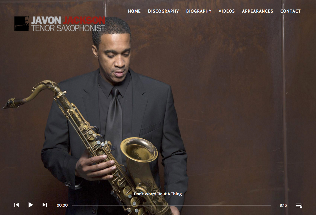 New Javon Jackson Website